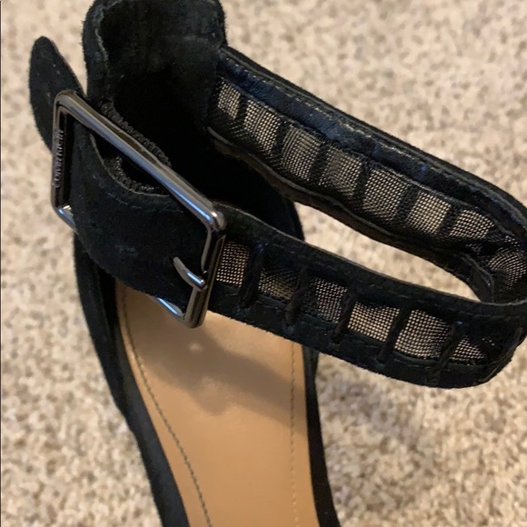 Calvin Klein black ankle strap heels - Picture 4 of 8